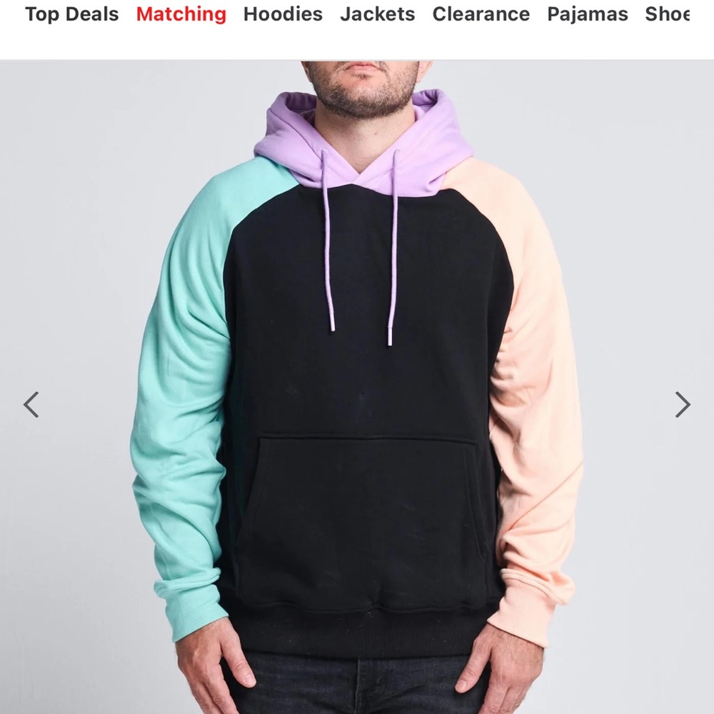 ❗️FOUND❗️ISO Spark Paws Human Colorblock Hoodie L